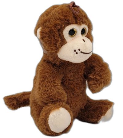 19cm Sitting Monkey Plush Soft Toy