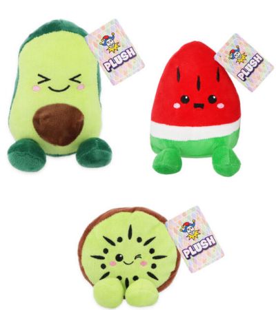 Fruit Plushies, 6'' / 15cm, Assorted Designs Picked At Random