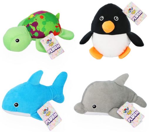 Sea Animal Plushies, 6'' / 15cm, Assorted Designs Picked At Random